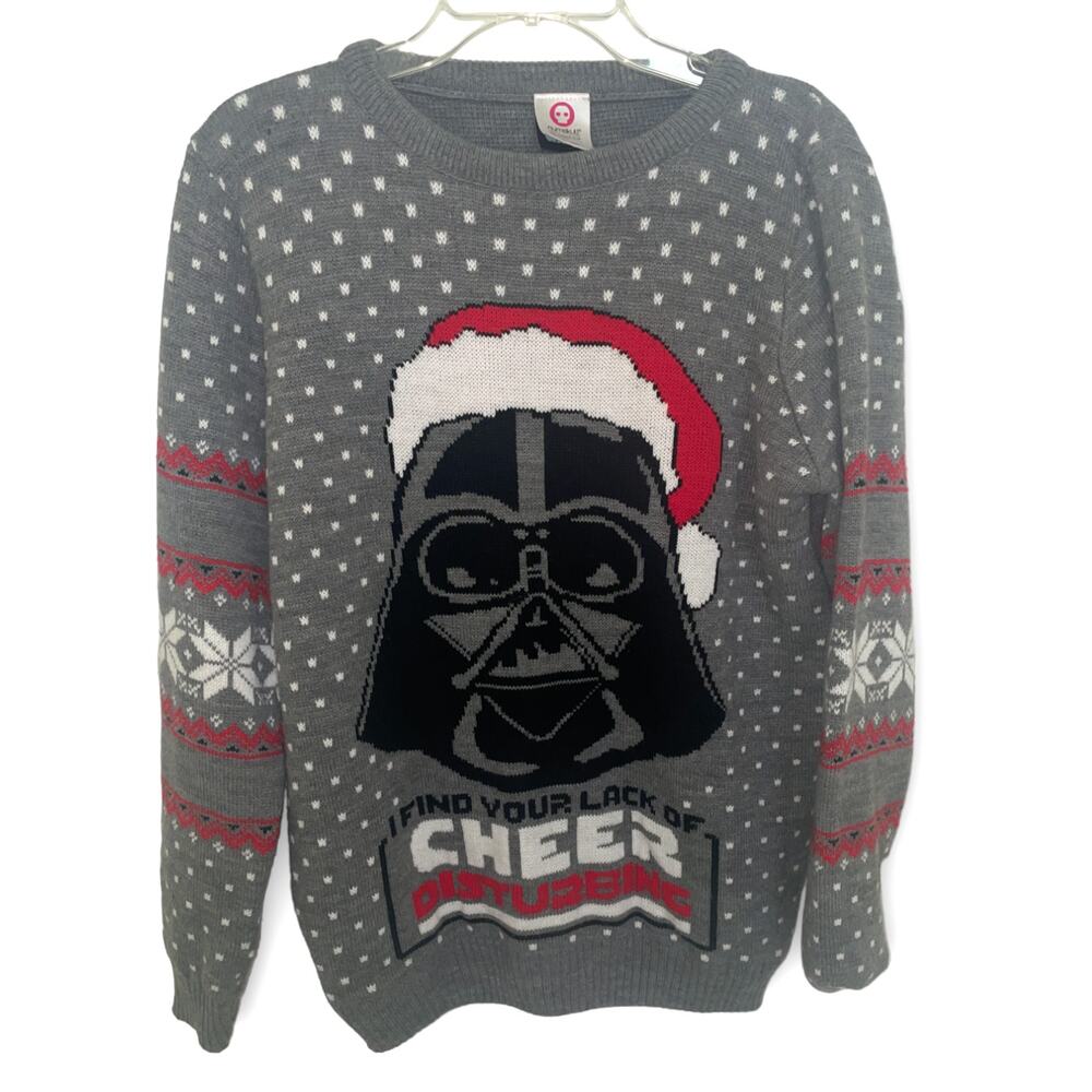Numskull Darth Vader Holiday Sweater Sz M EUC